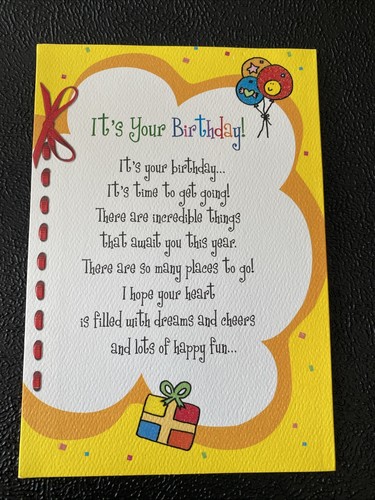 Greeting card its your - its,