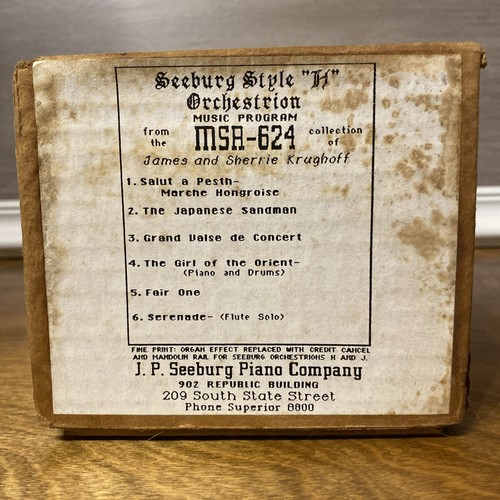 Seeburg orchestrion music - h,