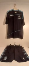 Glasgow Warriors Mens Shirt & Shorts Set XXXLarge Navy Light Blue