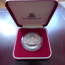 Birmingham Mint The Queen Mother Silver Proof Medal 1980 H Hallmarked