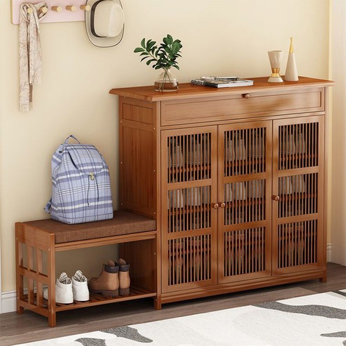 Hallway shoe cabinet bench - shoe,