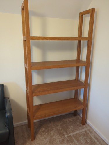 Solid wood open bookcase - wood,,