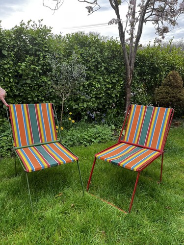 Vintage retro striped - ,
