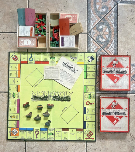 Vintage waddingtons monopoly - waddingtons,