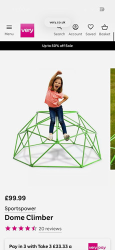 Sportspower metal dome climber - sportspower,