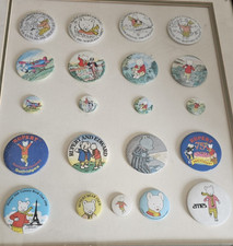 Framed vintage rupert bear - vintage,