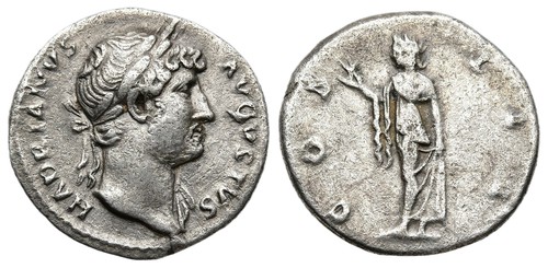 Roman silver denarius - roman,