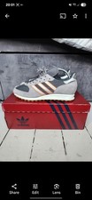Adidas TRX Runner Size UK 7.5 Grey Orange In Original Box VGC