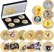 Disney Pixar gold and silver coins - complete box sets brand new coins/medals