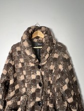 Beautiful Sarah Santos Brown Wool Blend Cocoon O Shape Coat 