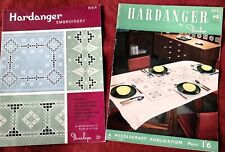 2  booklets on HARDANGER EMBROIDERY by PENELOPE