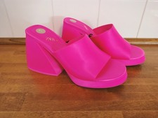 Zara Neon Pink Platform Heeled