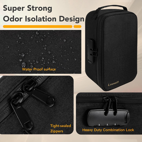 Smell proof bag lock - proof, lock,