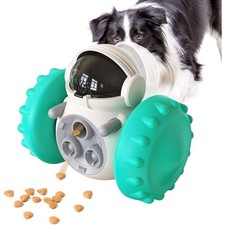 Dog Puzzle Toys Pet Interactive Toy Food Dispenser Robot Wheel Slow Feeder Toys