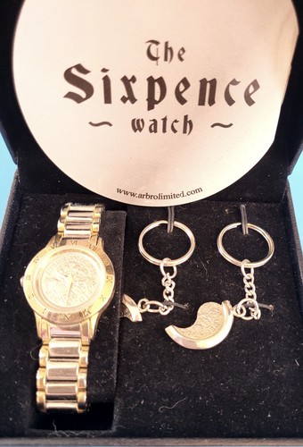Ladies sixpence watch and - watch,