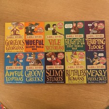 Horrible Histories 10 Beastly Books by Terry Deary Set of 10 Books