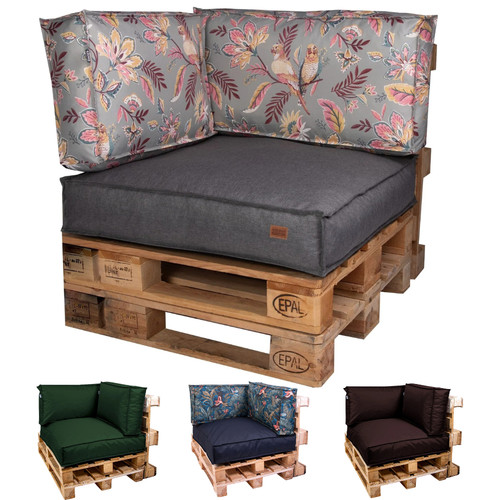 Garden corner pallet sofa - pallet,