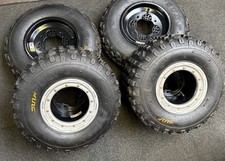 RRP£950 Douglas ATV Wheels Tyres Quad 4/110 4/144 Honda Suzuki LT TRX 250 450 R