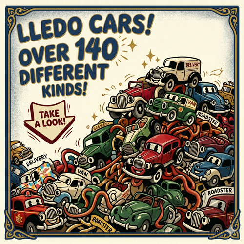 Vintage lledo cars - vintage,