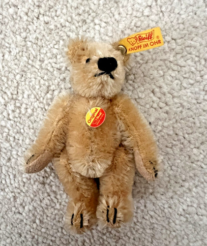 Steiff miniature gold mohair - steiff,
