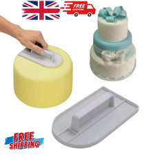 1 x Cake Smoother Scraper Decorating Icing Fondant Edge Polisher Baking Tool