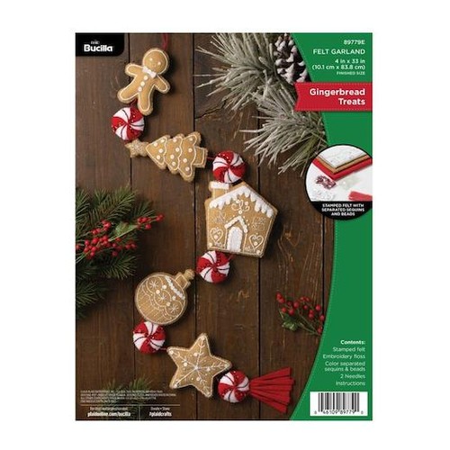Bucilla felt garland applique - garland,