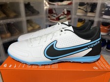 Size 13 - Nike Tiempo Legend 9 Club Astro Turf Low White