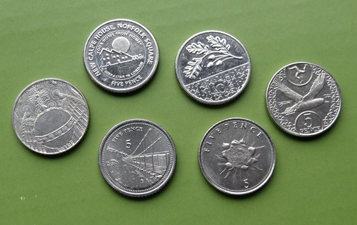 Pence coins 2016 2023 - pence,