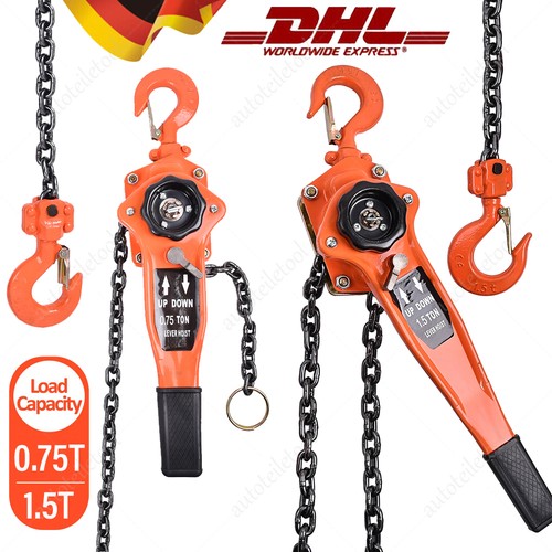750 1500kg lever block chain - 750/1500kg,