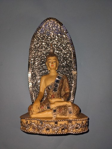 Thai mosaic mirror buddha - mosaic,