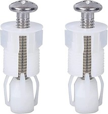 2Pcs Toilet Seat Fittings and