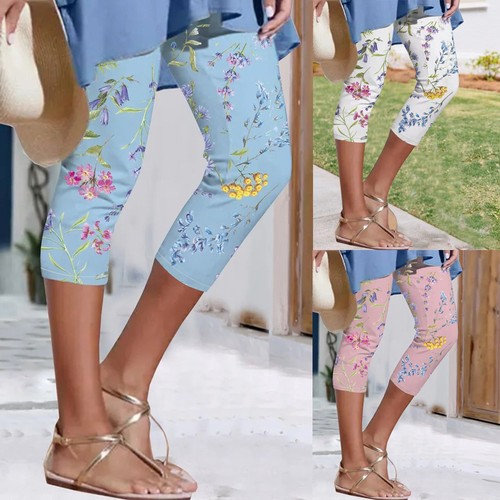 Womens leggings elastic waist - leggings,