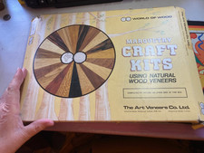 Vintage Marquetry Wood Veneer