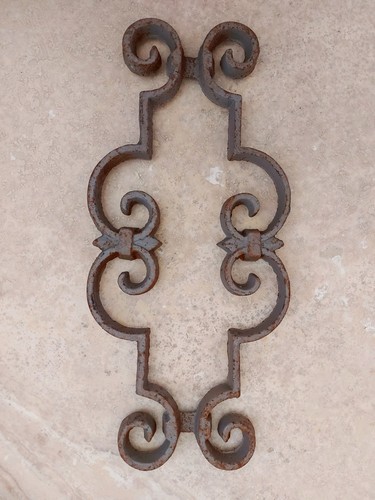 Old vintage wrought iron - old,