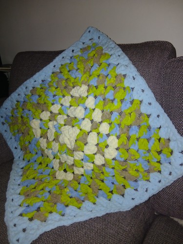 Chenille baby boy blanket - baby,