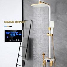 White Digital Shower Tap