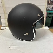 VIPER V06 Sun Visor Open Face Motorcycle Helmet Matt Black Second Small 574-5-6