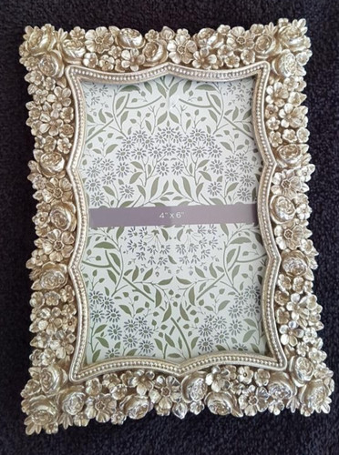 Silver photo frame - 4",