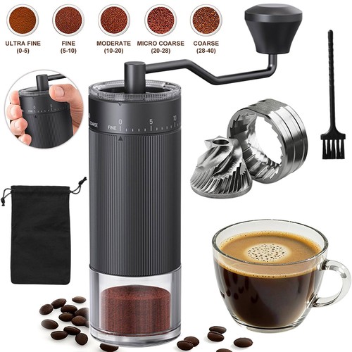 Hand coffee grinder stainless - coffee,
