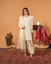PAKISTANI INDIAN SALWAR KAMEEZ WEDDING DESIGNER BOLLYWOOD DRESS NEW PARTY WEAR