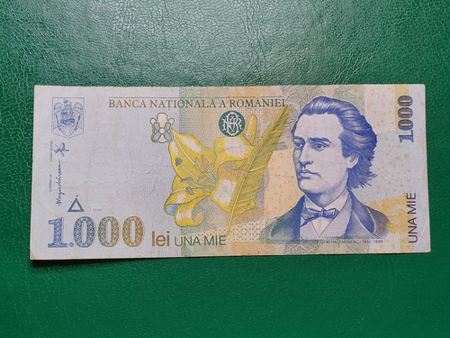 Romania 1000 lei 1998 - 1000,