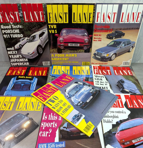 Fast lane car - magazines, 10