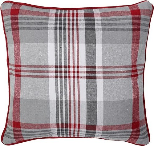 Tartan check cushion cover - tartan,