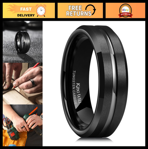 Tungsten carbide wedding - tungsten, band