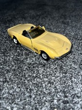 Rare 1969 Corvette Stingray SS 5730 - 1/32 Diecast Model Yellow Chevrolet