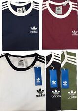 BRAND NEW ADIDAS ORIGINAL SHORT SLEEVE ROUND NECK THREE STRIPE T-SHIRT