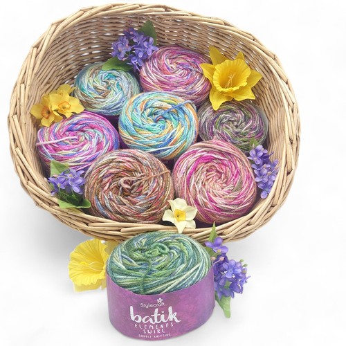 Batik elements swirl - batik,