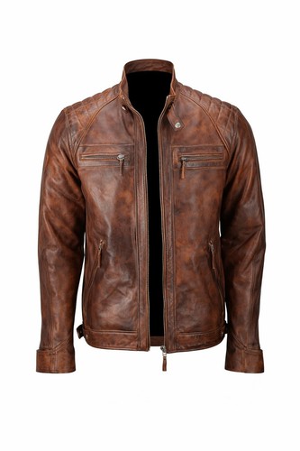 Men distressed brown cafe - distressed,