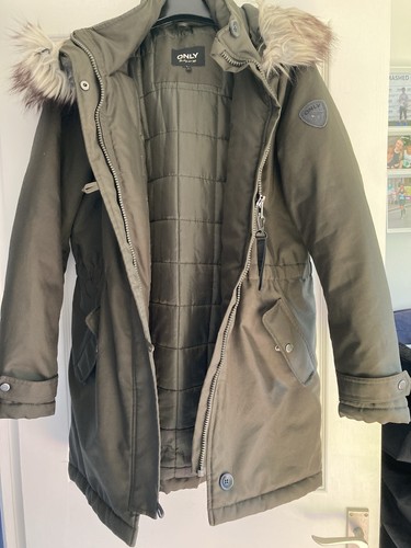 Women only green parka - only,