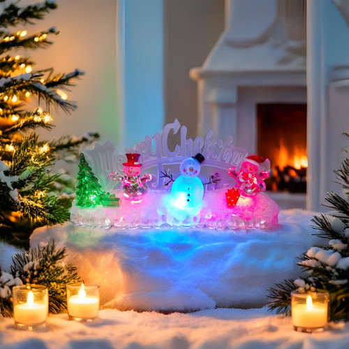 Merry christmas winter scene - merry,